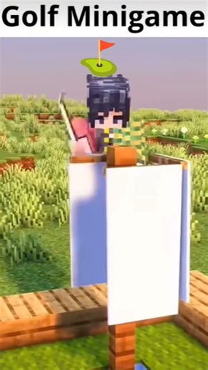 mini golf ⛳#viral #minecraft #gaming