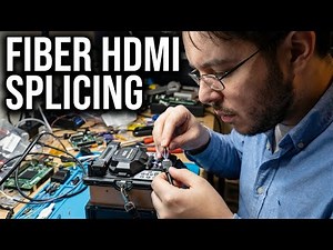 Can you splice a fiber optic HDMI cable? Yes, here is how!