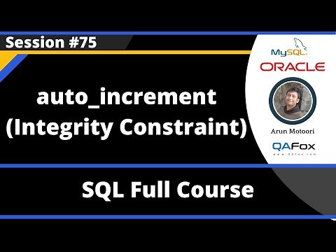 SQL - Part 75 - auto_increment