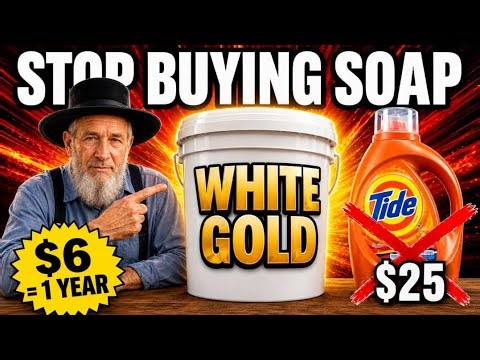Stop Buying Laundry Detergent — This Cheap $6 Amish Recipe (Lasts a Year)