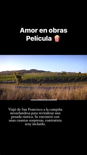 Que ver hoy? on Instagram: "La historia sigue a Gabriela Díaz, una diseñadora de interiores de San Francisco que, tras una ruptura amorosa y perder su trabajo, se mete en un concurso loco… y gana un pequeño hotel en la campiña de Nueva Zelanda. ￼ Pero hay una sorpresa: cuando llega descubre que la “preciosa posada” está prácticamente en ruinas 🏚️ (con una cabra incluida). 🌾 ￼ Con la ayuda de un simpático contratista local llamado Jake, se pone manos a la obra para restaurar el lugar, lo que da