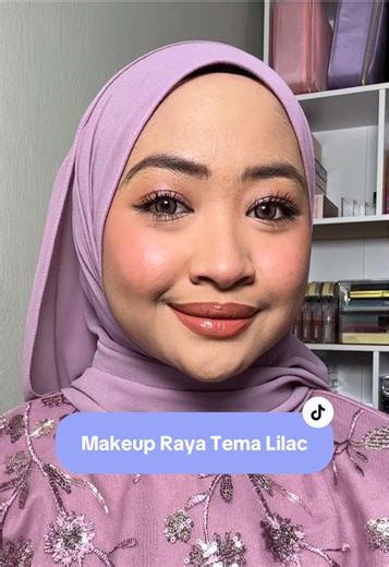 Makeup Raya Tema Lilac Tutorial for Beginners
