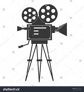 Movie Icons Setcinema Icons On White Stock Vector (Royalty Free) 443027035 | Shutterstock