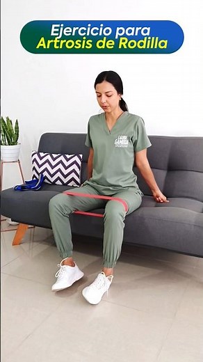 Exercises for Knee Osteoarthritis at home 🏠 Resistance Band in Chair #kneearthritis #physicaltherapy