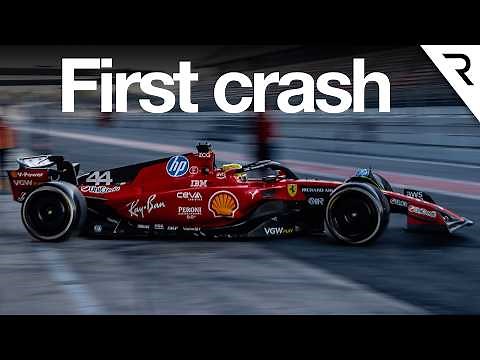 Lewis Hamilton's first Ferrari F1 crash and next steps explained