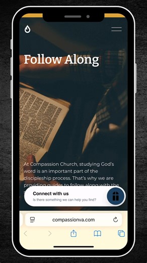 Did you know you can follow along with us throughout our new series? Check out how you can use our Church Center app to follow along each day. Each day, there will be a new Scripture reading and journal prompt designed to help you keep in stride with the urgent movement of Jesus. The story doesn’t stop on Sunday mornings! | Compassion Church of the Nazarene