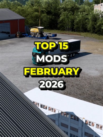 |ETS2 1.58| TOP 15 MODS - FEBRUARY [2026] 👇 ➡️ Check out the full review on our 🔴 YouTube channel! #eurotrucksimulator2 #ets2 #ets2mods #bestcommunityever #viral