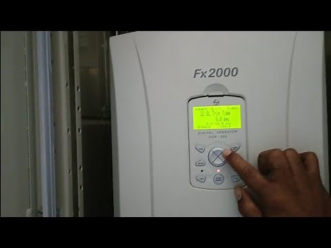 Full Settings of VFD model Fx2000 । L&T Fx2000 VFD settings । Configuration of VFD Fx2000.