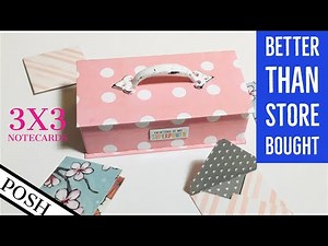 EASY 3x3 NOTECARD and Envelopes/ 3x3 Card Sets⭐️⭐️MAKE ENVELOPES WITHOUT A PUNCHBOARD⭐️⭐️