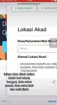 Cara Daftar Nikah Secara Online Simkah Gen 4