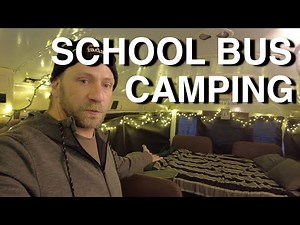 Simple Luxury School Bus Camping