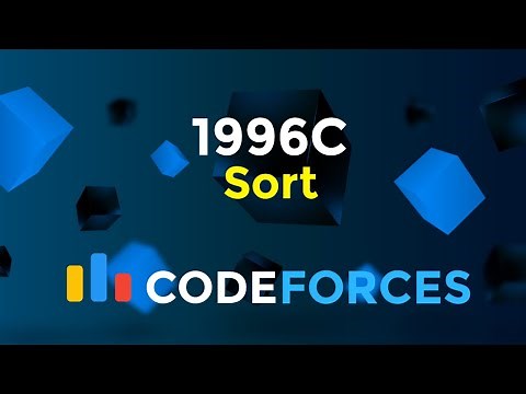 1996C | Sort | Codeforces Round 962 (Div. 3) | Strings | Codeatic