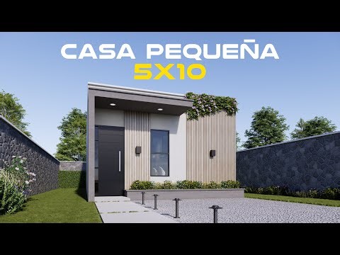 5x10 Metros | Casa Pequeña con Todo lo que Necesitas