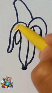 How to Draw a Perfectly Peeled Banana Step by Step Tutorial