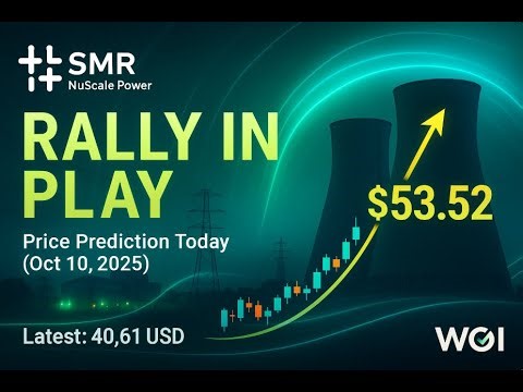🚀 🔥 Nuscale Power Corporation (SMR) Rally in Play — $53.52 | Price Prediction Today (Oct 10, 2025)