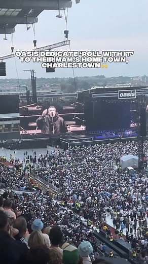 From Croke Park to Charlestown. Oasis singing it for their Irish family 🥹🎶🇮🇪 | Today FM