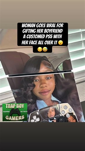 Woman Gifts Her Boyfriend A Custom PS5 With Her Face On It 😅