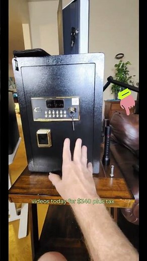 TNTANTS Large Safe Box with Digital Keypad, Smart Alarm System, Fireproof Bag, and Interior Safe