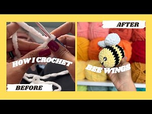How to Crochet: My Bee Wings