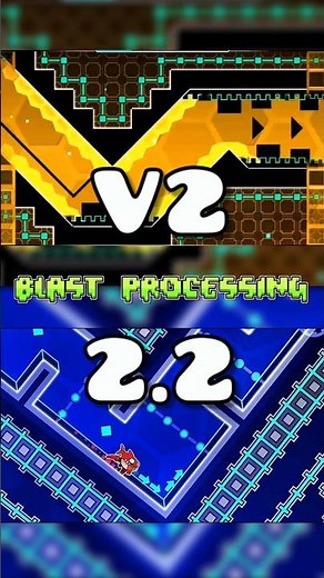 Blast Processing v2 VS 2.2 🤯! Wich one is better? #geometrydash #dash #gd