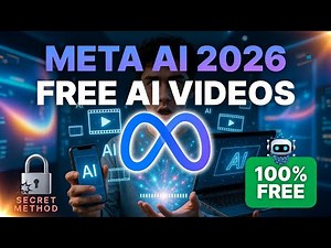 Meta AI Tutorial 2026: The Secret Way to Create AI Videos for FREE ! (Step-by-Step Guide)