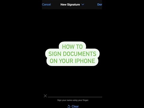 How to Sign a PDF on iPhone