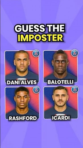 GUESS the imposter player ⚽ #quiz #football #footballquiz