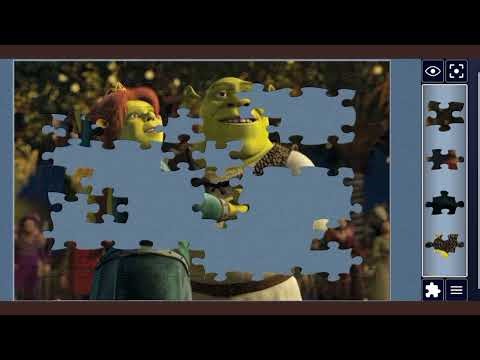 Shrek and princess Fiona dancing 😍🧩👸🤴💃🕺🧩