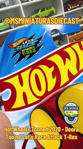 Hot Wheels Tooned Deora 2026: Let's Race Attack T-Rex!