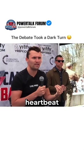 That Turned Really Dark #charliekirk #viral #debate #fyp #shorts #video o