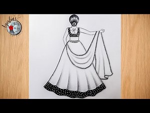 Easy Back-Side Girl Drawing || Drawing for Beginners Step by Step || How to Draw a Girl