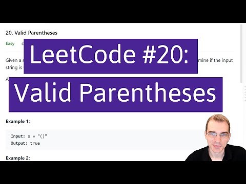 Python Programming Practice: LeetCode #20 -- Valid Parentheses
