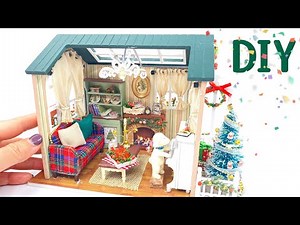 DIY Miniature Dollhouse kit ll Holiday Times doll house ll - Dolly DIY Miniature