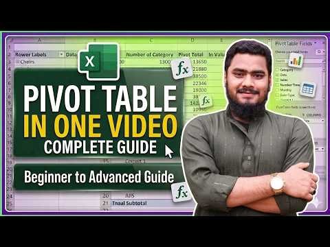 Pivot Table in one video | Excel Bangla Full Tutorial | Beginner to Advanced
