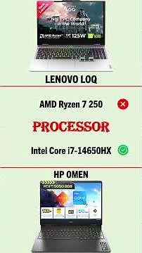 Hp Omen vs Lenovo LOQ 🔥 Best Laptop Under 1 Lakh 🤑