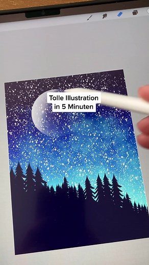 Easy Star Drawing Tutorial in Procreate