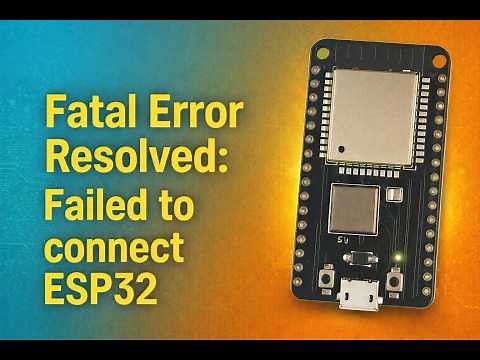 How to Solve ESP32 Upload Error Wrong Boot Mode(0xb) in Arduino IDE