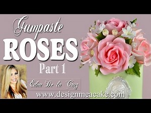Gumpaste Rose Part 1