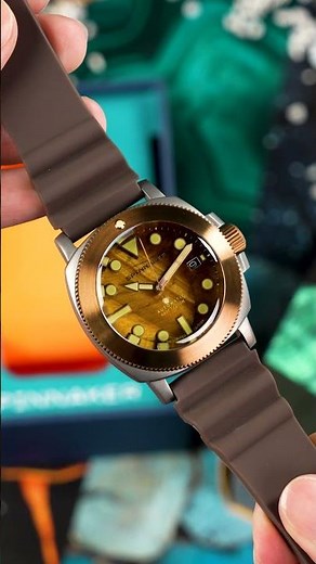Unleash your power with the Hull Titanium Bronze Lapidary timepiece! #scam #luxurywatches