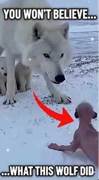 Dying Hairless Wolf Cub Saved by Human, Transforms Into Legend #wolfrescue #animalstory #wildlife