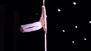 Male Muscular Circus Artist On Aerial Stock Footage Video (100% Royalty-free) 1103234579 | Shutterstock