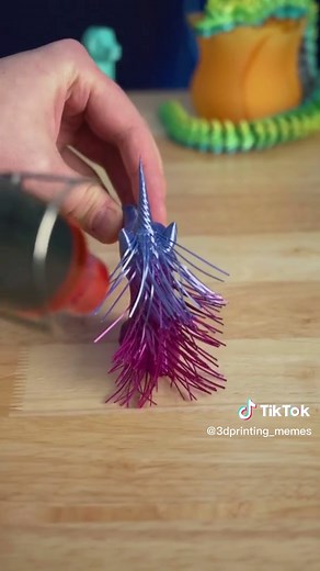 3D Printed Rainbow Unicorn Tutorial | How to Style a Hairy Unicorn Model