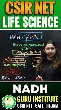 CSIR NET Life Science 2026 | Electron Transport from NADH to ETC | Shuttle System Explained