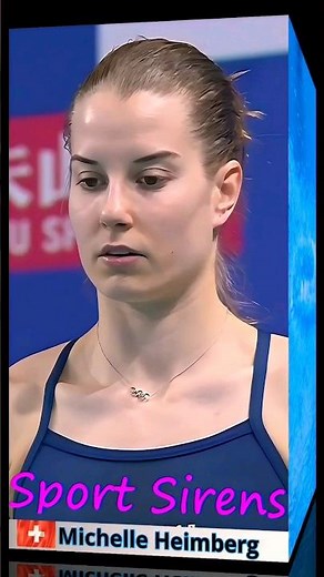 Mind-Blowing Female Diver In Women's Diving Michelle Heimberg 2024 Doha #sports #diving #shorts