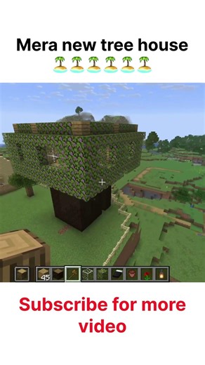 The Cutest Flower Tree House in Minecraft 🌸✨ #minewithneha #minecraft #minecraftsurvival