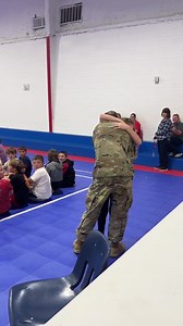 How sweet is this? Take another look at Staff Sgt. Garrett Potts surprising his daughter at school after he returned from a nine-month deployment in support of Combined Joint Task Force-Horn of Africa. | Oklahoma National Guard
