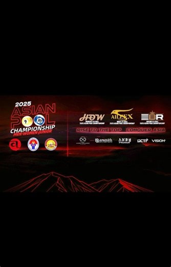 13 Nations. 1 Goal. Jakarta is calling! We are proud to bring the 2025 Asian Pool Championship to the heart of Jakarta ! This year’s championship brings together elite players from 13 nations across Asia to compete for the ultimate glory. Who will conquer Asia and rise to the top? Stay tuned for world-class action ! Special thanks to our partners for making this possible: #AileexTable #AndyCloth #AramithBalls #Jakarta2025 #Billiards | Asian Confederation of Billiard Sports
