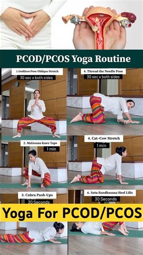 📌 Don’t Have Time? Try This 5 Minute PCOS/PCOD Routine #pcos #pcod #pcosworkout #pcosyoga #pcodyoga