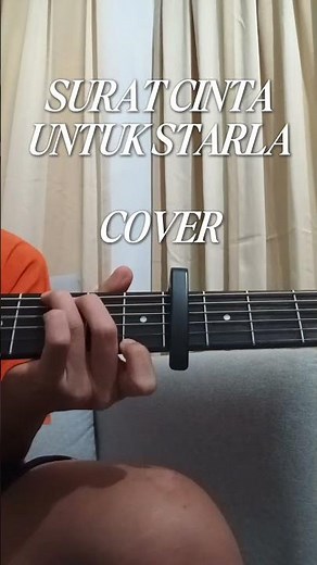 Surat Cinta Untuk Starla Cover Chords #guitar #lagu #sad #tutorial #popular