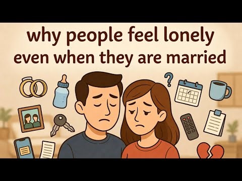 Why people feel lonely even when they are married Easy communication and English learning with a bit